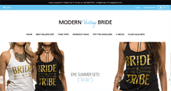Desktop Screenshot of modernvintagebride.com